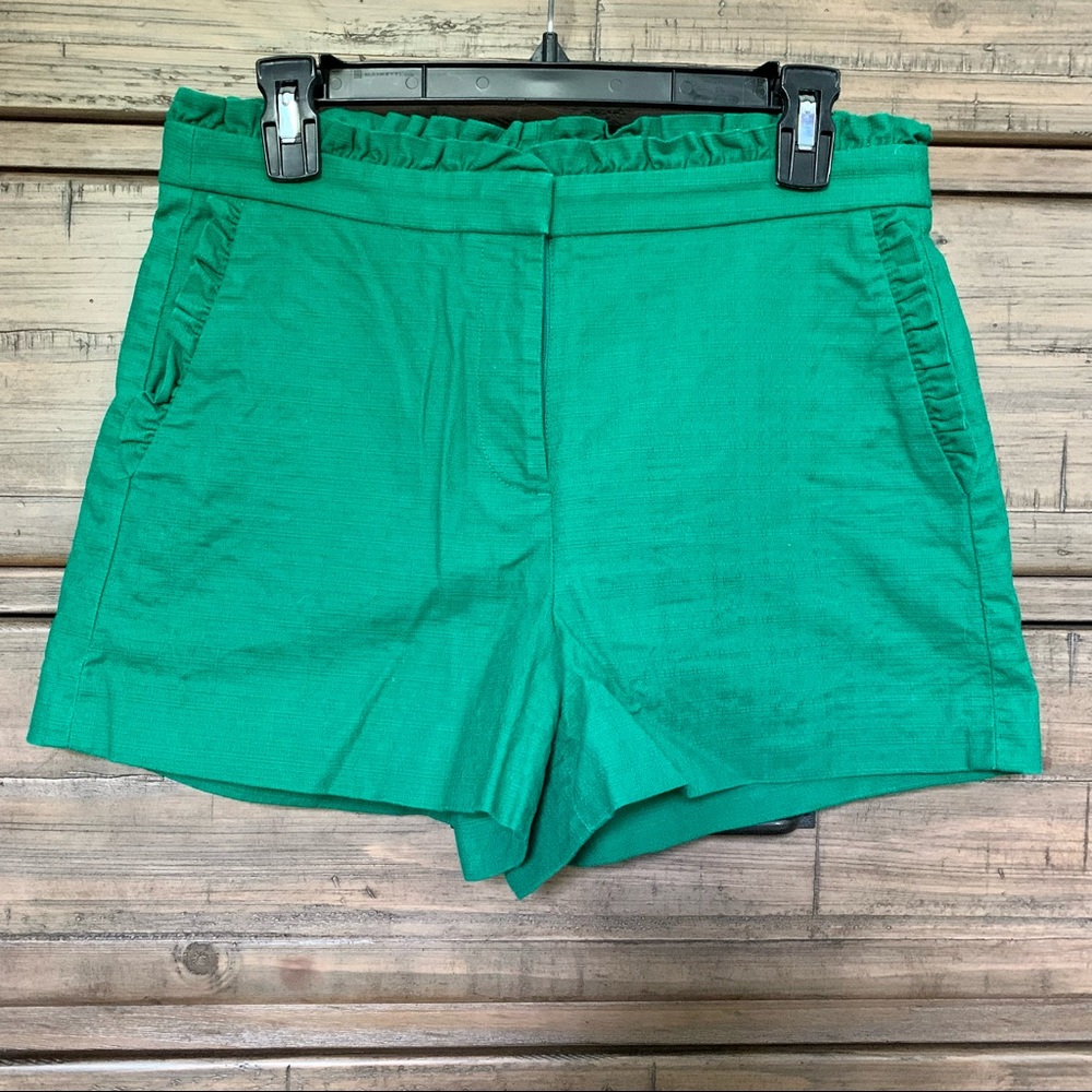 J. Crew High Rise Ruffled Shorts Size 6